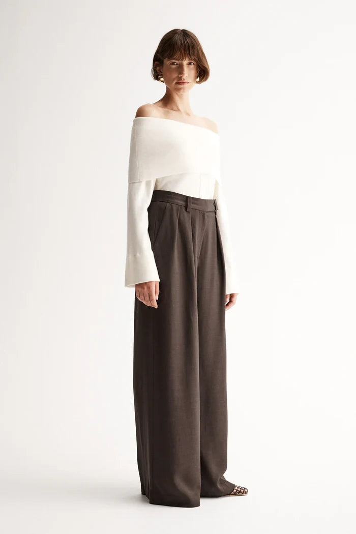 ALEXA KNIT TOP | Ivory - Darling & Domain