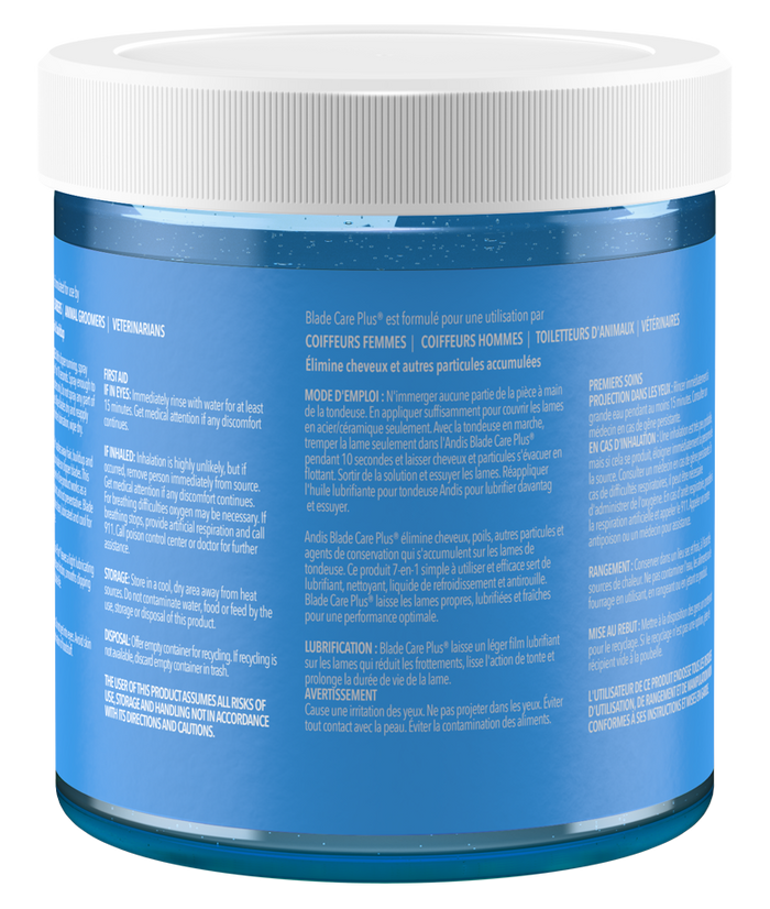 Andis 7 in 1 Blade Care Plus Dip Jar 16oz # 12570 - Palms Fashion Inc.