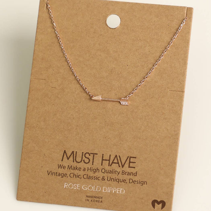 Arrow Pendant Necklace - Taryn x Philip Boutique