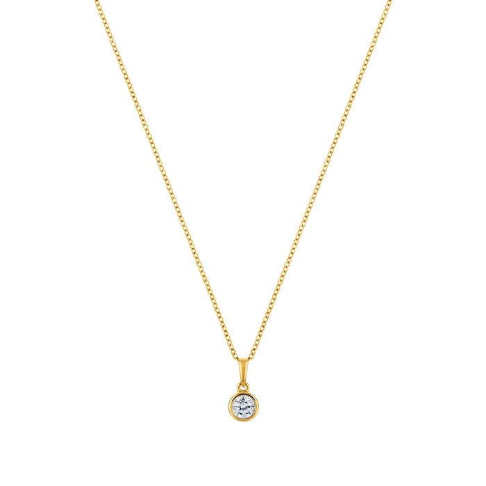 Circle of Life Gold plated sterling silver necklace