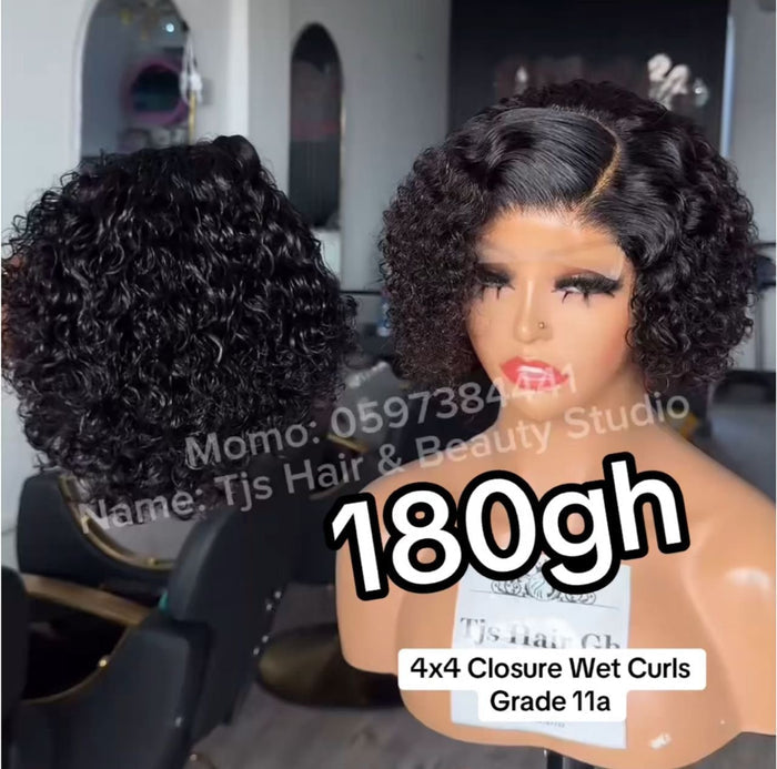 Closure Wet Curls