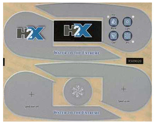 Master Spa X509020 H2X Complete Overlay Front View