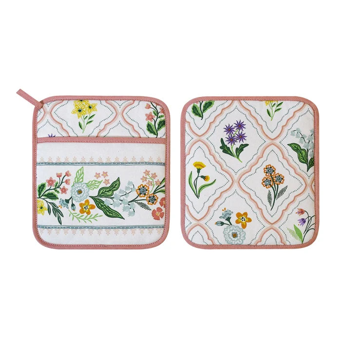 Petals & Prose Pot Mitt
