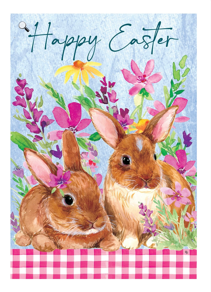 Sweet Bunnies Large Flag