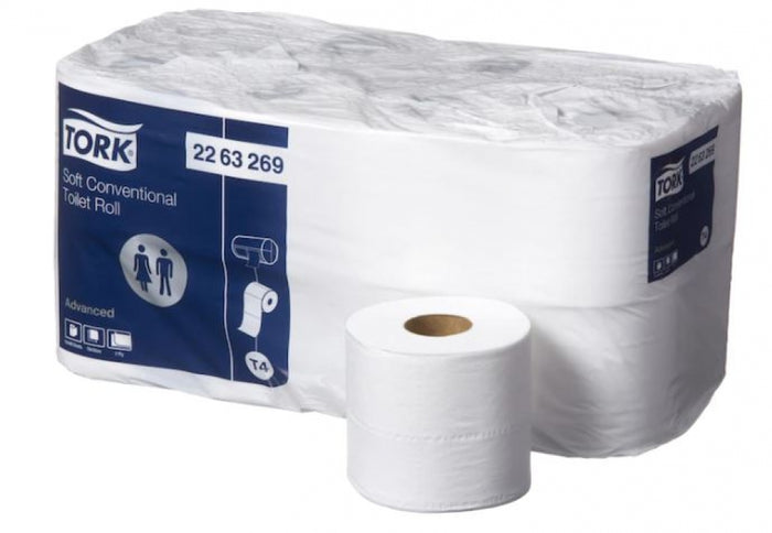 TORK T4 2263269 Toilet Roll Soft Advanced 400 Sheet