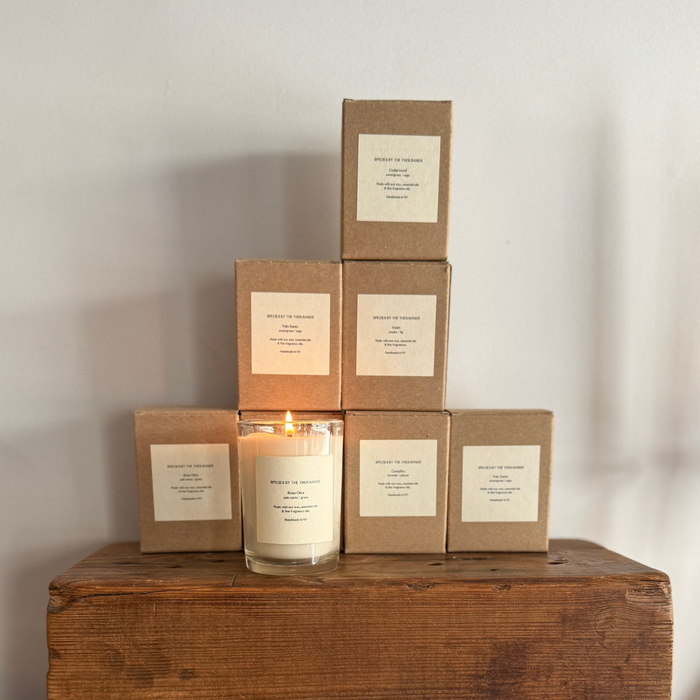 Violet, Smoke + Fig Handcrafted Soy Candle