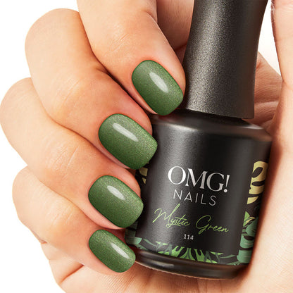 114 Mystic Green Gel Polish