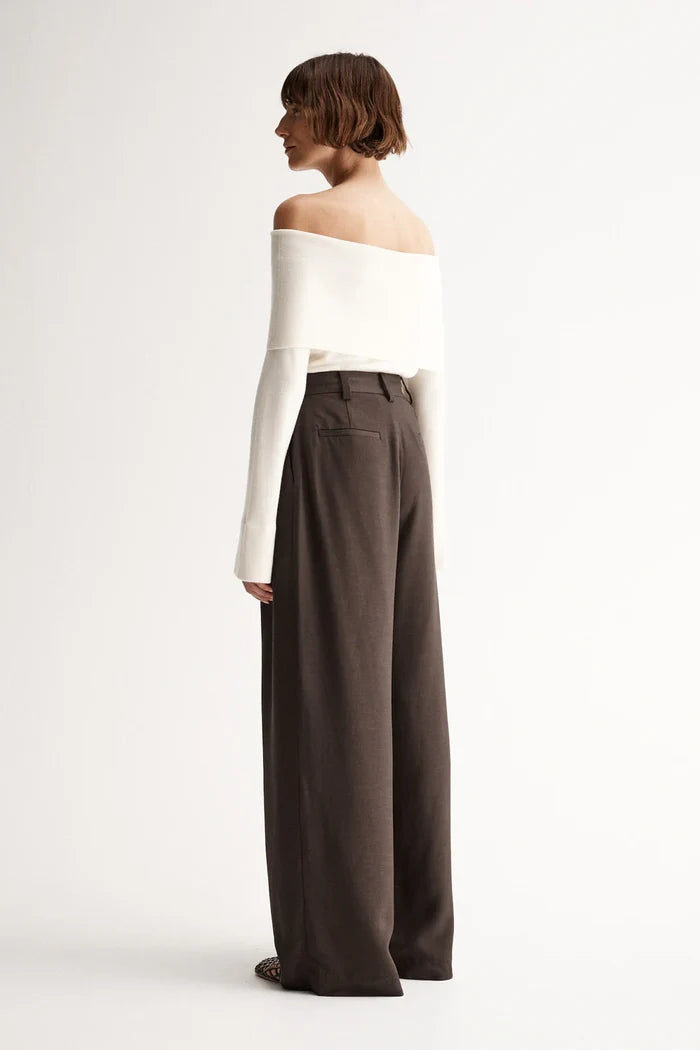 ALEXA KNIT TOP | Ivory - Darling & Domain