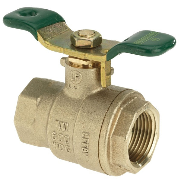 Ames 1" Full Port Bronze Ball Valve w/ Tee Handle