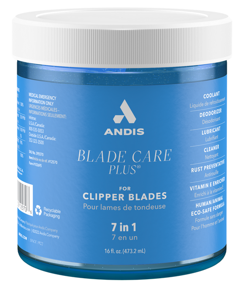Andis 7 in 1 Blade Care Plus Dip Jar 16oz  # 12570 - Palms Fashion Inc.