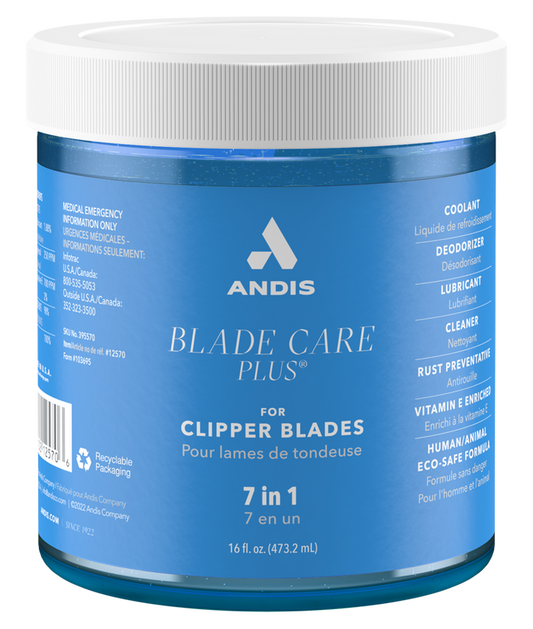 Andis 7 in 1 Blade Care Plus Dip Jar 16oz  # 12570 - Palms Fashion Inc.
