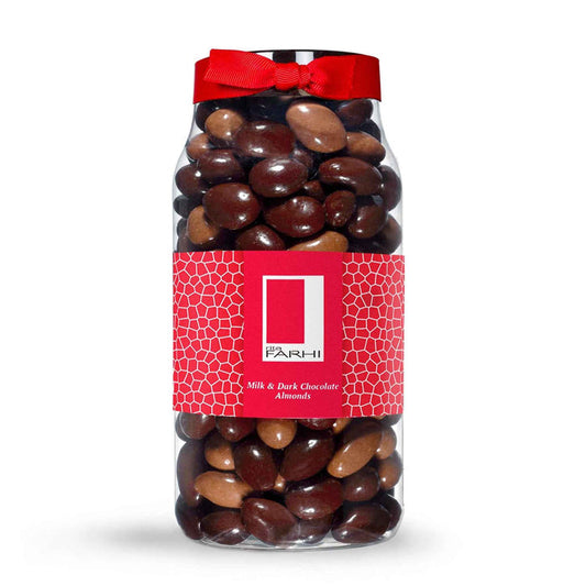 Assorted Milk and Dark Chocolate Coated Almonds, Palm Oil Free, 770g