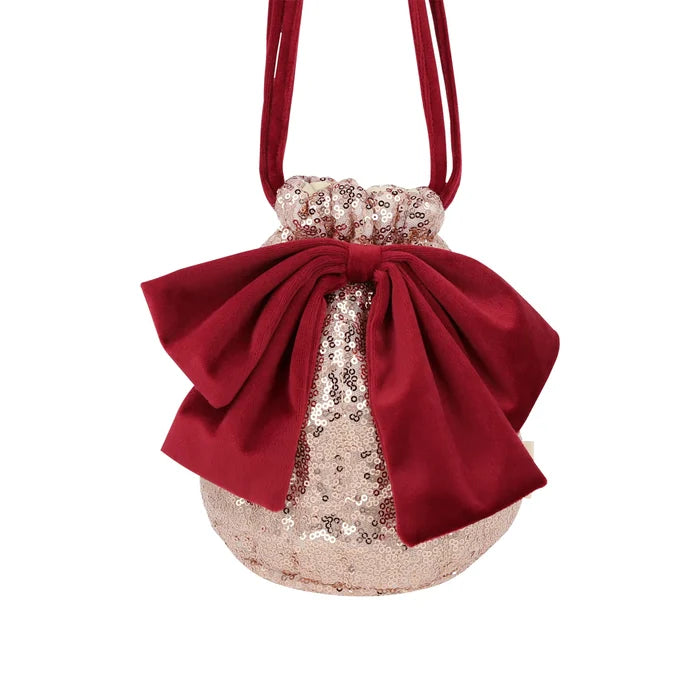 Meri Meri - Bag - Pink Sequin Bow
