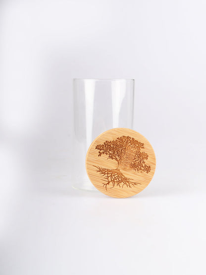 Bamboo Stash Jar 300ml | Tree of Life-Image 2