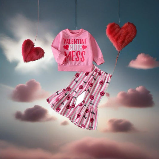 Be Mine Bell Pants Set