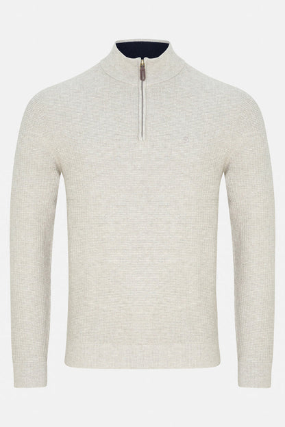 Benetti Olive 1/4 Zip Knit