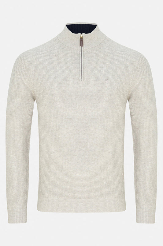 Benetti Olive 1/4 Zip Knit