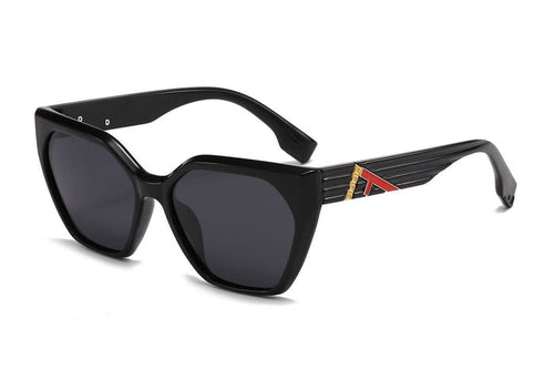 Black Frame Chunky Sunglasses