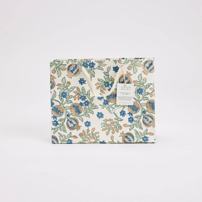 Block Printed Gift Bags (Medium) - Indigo - Magnolia Lane co. Home + Garden + Gift