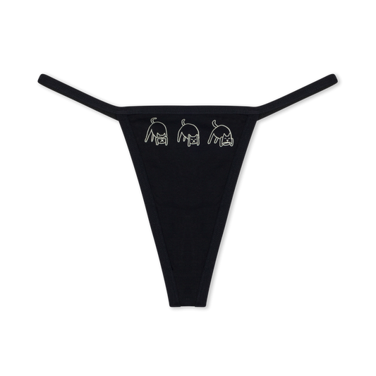 RIPNDIP Blonded Thong (Black)