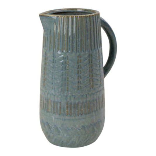Blue Ceramic Jug