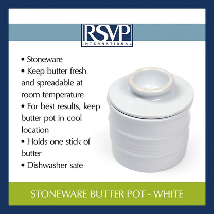 Butter Pot White