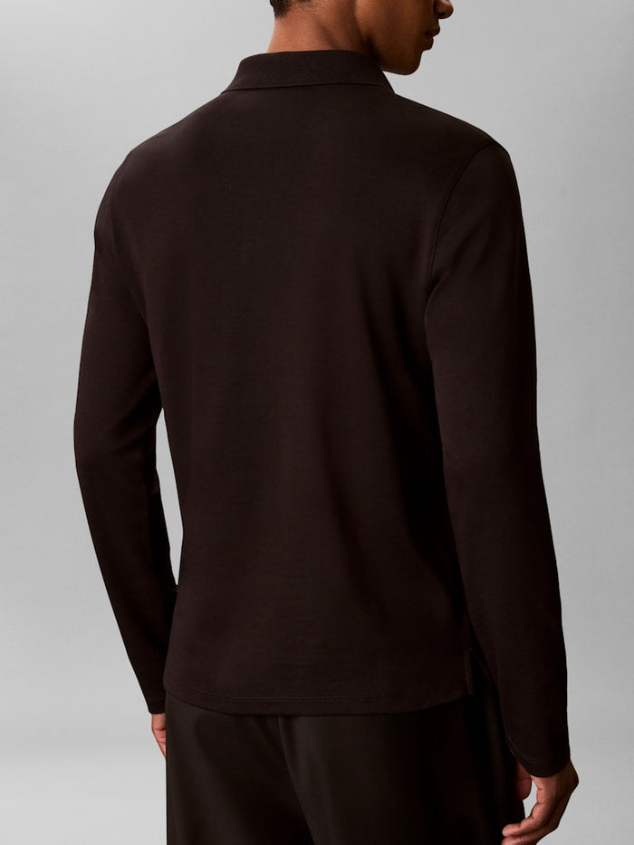 Calvin Klein LS Slim Supima Polo