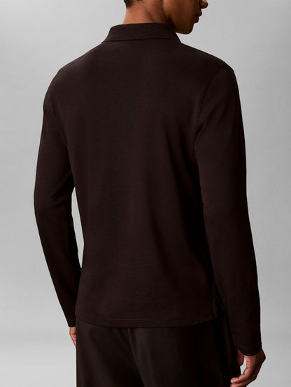 Calvin Klein LS Slim Supima Polo