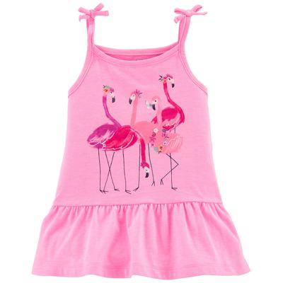 Carter's Baby Girls Flamingo Jersey Tank
