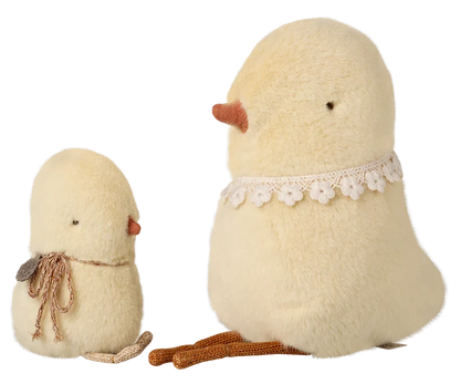 Maileg - Chicken Plush - Mini - W/Small Chicken
