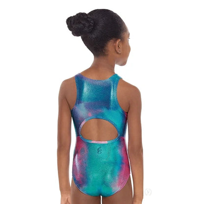 Child Iridescent Splash Gymnastics Leotard