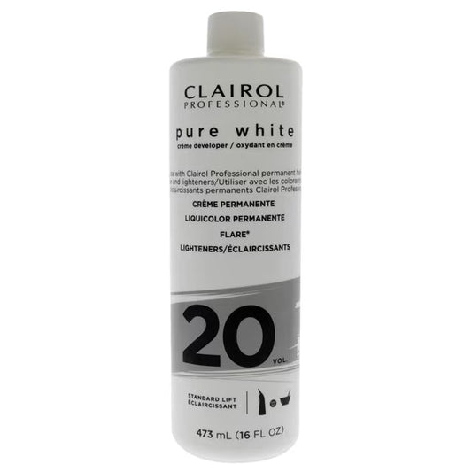 CLAIROL Pure White Creme Developer (16oz) - Vol.20