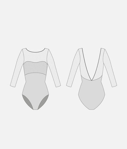 DIANA DI Salvia • Long Sleeve Ballet Leotard, Icons Collection