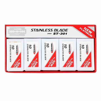 Dorco Double Edge Razor Blades – Red | 100 Pack - BUYBARBER.COM