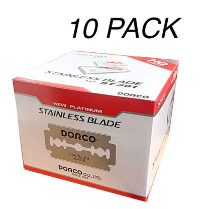 Dorco Double Edge Razor Blades – Red | 100 Pack - BUYBARBER.COM
