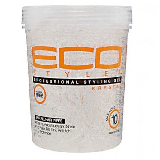 ECO STYLER KRYSTAL CLEAR STYLING GEL 32OZ - Palms Fashion Inc.