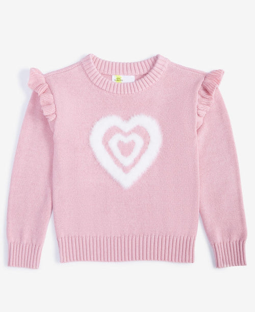 Epic Threads Toddler Girls Heart Crewneck Sweater