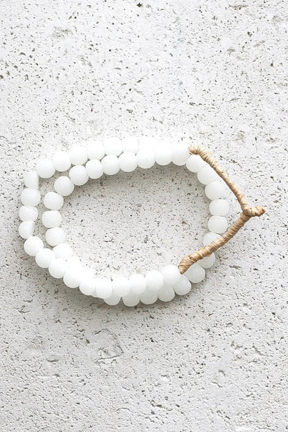 Frosted Glass Beads