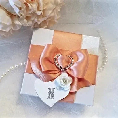 "Rochelle" - Sterling Silver, Rose Gold and Cubic Zirconia Necklace