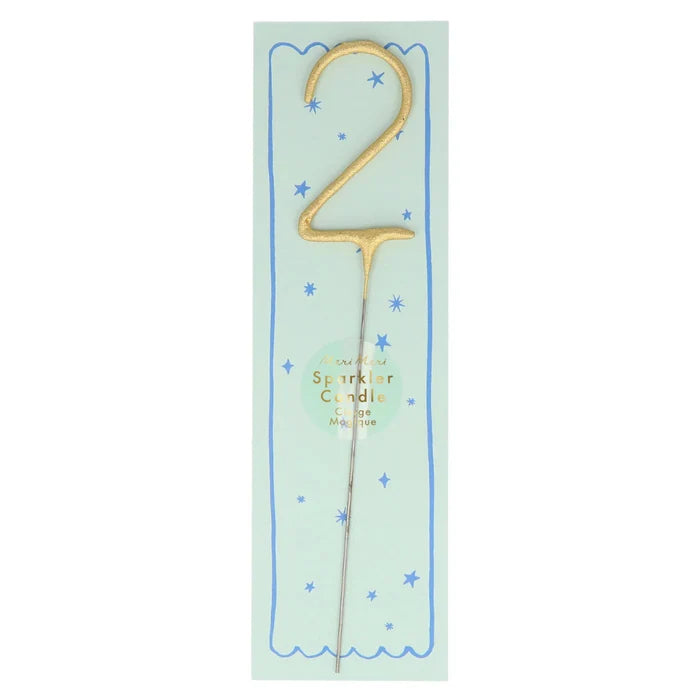 Gold Number Sparkler