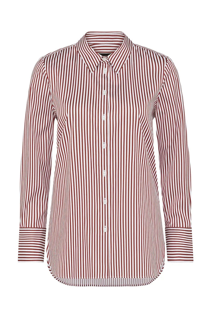 HENRI STRIPE SHIRT | Red Stripe - Darling & Domain