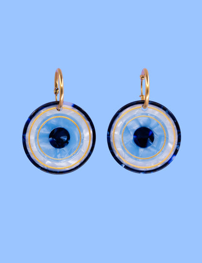 KEM GÖZ Evil Eye earrings