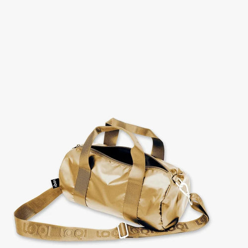 LOQI Metallic Medium Weekender Bag
