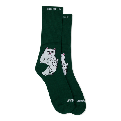 RIPNDIP Lord Nermal Socks (Hunter Green)