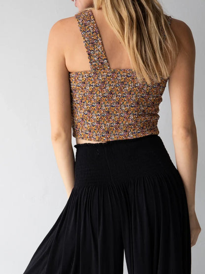 Make A Move Knit Palazzo Pant - Black-view 4