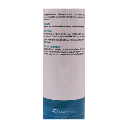 Master Clear Metal Protect 16 fl. oz. Back