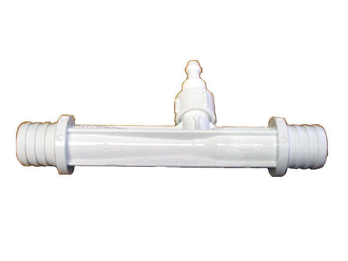 Master Spa   X320207   White Mazzei Ozone Injector Without Check Valve   Side View
