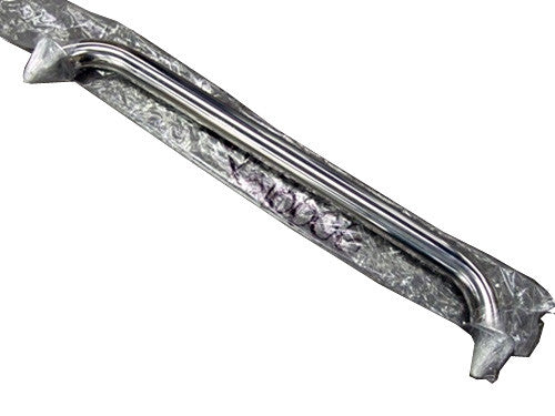 Master Spa   X510006   26.5 inch Stainless Grab Bar for RX (1 Stud)   Front View