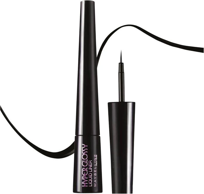 Maybelline Hyper Glossy Liquid Liner - With FREE GIFT (Pair of Multicolor Bangles) - - Pinky Cosmetics -- United Arab Emirates -- Pinky Cosmetics
