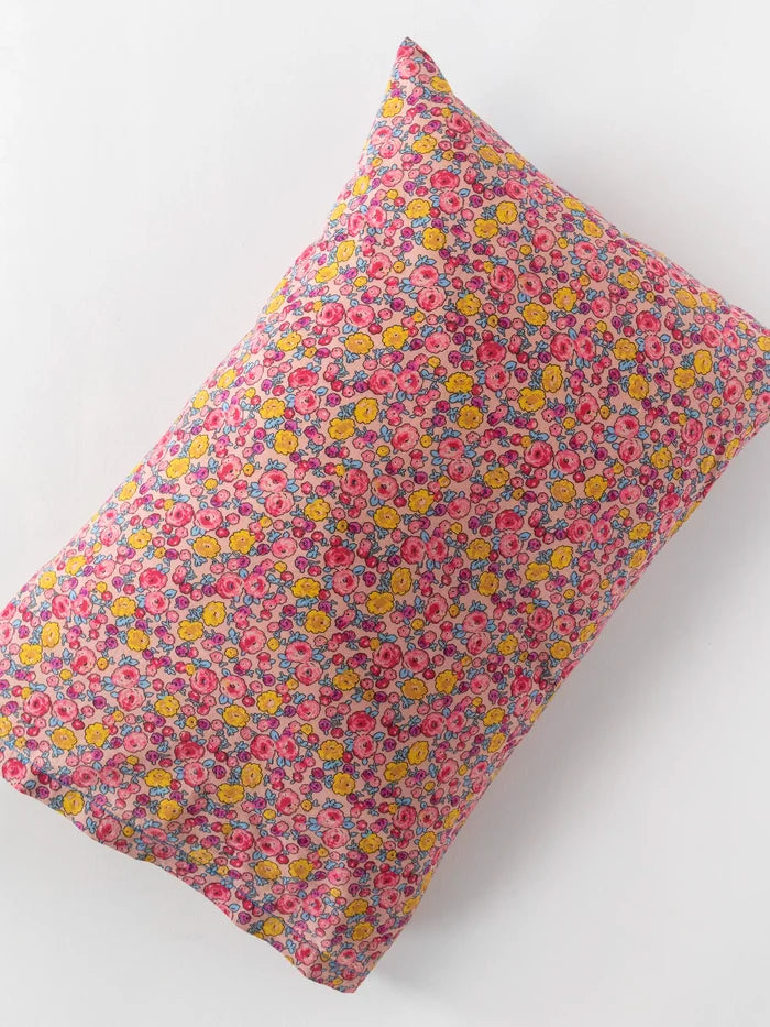 Mix & Match Sooo Soft Cotton Pillowcase, Single - Pink Retro Calico-view 1